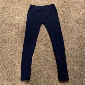 Navy Blue Aeropostale Knitted Leggings